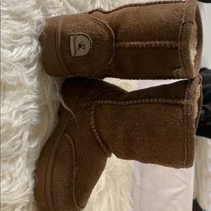 Kids Bearpaw Brown Suede Boots